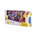 The Simpsons Krusty Cast Action Figures Multi-Pack 6.35cm Scale Figures by JAKKS Pacific, Includes Krusty, Mojo, Itchy, Scratchy, and Sideshow Mel along with Krusty’s Clown Car