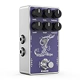Donner EC1335 Purple Tape Delay Pedal, Stereo Guitar Delay with Echo Effect, True Bypass