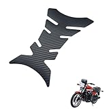 generic motorcycle tank protector Compatible with Kawasaki Z1100 1980-1985,Accessory modification, 1PCS Fuel tank decoration Carbon Fiber(black)
