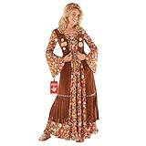 Morph Hippie Costume Women 70s Fancy Dress, 60s Outfits, Retro Halloween Costume, Vintage Party Attire for Women, X-Large
