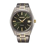 Seiko Men Analog Quartz Watch with Stainless Steel Strap SUR377P1