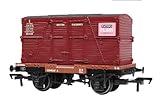 Bachmann 37-2023K Conflat Wagon BR Bauxite (Early) Paton BD Container OO Gauge