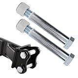 Mini Excavator Pins, 0.98in/25mm Mini Excavator Attachments Pins, Replaceable Small Digger Attachments Link Pin for Backhoe Accessories, Mini Excavator Buckets Accessories (2Pcs)