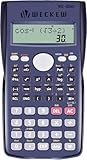 WECKEW Scientific Calculator, Engineering Scientific Calculator with 240 Function 2-Line LCD Display - Suitable for School Students, Teachers and Business Use (Navy blue)
