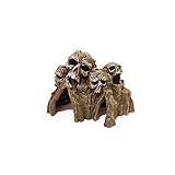 Rosewood Skull Mountain Aquarium Decor, Medium