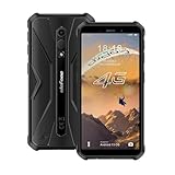 Ulefone Armor X12 Rugged Smartphone Android 13, Max 6GB RAM 32GB ROM/256GB, 13MP Underwater Camera, 3-Card-Slot, 4G Mobile Phones SIM-Free Unlocked, 5.45 inch Tough Display, NFC, UK Phone, Black