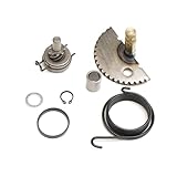 Letgoing Kickstarter Sprocket Set with Spring Repair Revision Kit Kickstarter Roller For GY6 50cc-90cc Scooters Moped For Peu-geot Speedfight 1/2 (6-piece)
