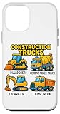 Construction Trucks for Kids Bulldozer Digger Truck Lover Case for iPhone 12 mini