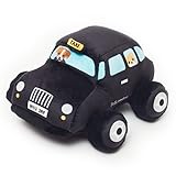 Pet London British Taxi Dog Toy - UK style squeaker inside and printed dogs design
