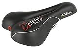 Velo Plush Gel Saddle - Black, L = 255 X W = 177 Mm