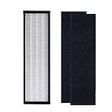 iAmoy HEPA Filter Compatible Air Purifier PureMate PM 510,Breathe Fresh 56cm,Germ Guardian AC4825 AC4300 AC4800 AC4900 Series (1 Set Replacement Filter and 1 Pcs Carbon Filter)