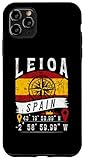 iPhone 11 Pro Max Leioa Spain Flag GPS Coordinates Of Leioa Case