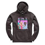 New Spirit Original Ru Paul Jumper Unisex Funny Adults Hoodie Jumper Dark Heather