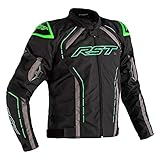 RST S-1 Motorcycle Textile Jacket, black/grey/green, L