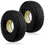 SPARES2GO Mobility Scooter Tyre 3.00 x 4 Solid Block Tread 3.00-4 300x4 260x85 No Puncture x 2