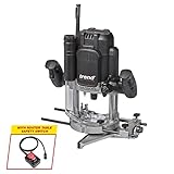 Trend T14 1/2 Inch Variable Speed Workshop Router, Perfect for Hand-Held & Router Table Use, 2300W, 240V, Black, T14EK