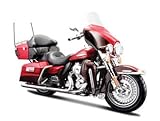 Maisto Harley Davidson Electra Glide Ultra FLHTK (2013) Motorcycle [1:12 scale in Red]