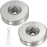 EATBALE 0.8/1.0 mm Wire Feed Drive Roller for SSJ16 Standard MIG MAG Welder Groove Roll Parts Replace for Wire Feeder MAG MIG Welders Roll Wheels Knurled 25 mm (1 inch) Groove Cut Replacement Parts