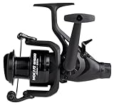 Mitchell MX1 FS 5500 Allround Fishing Reel - Spinning Free Spool Freshwater Carp Fishing Reels and Deadbait Pike & Zander Anglers - Robust and lightweight Black Aluminium - 2+1 Bearings