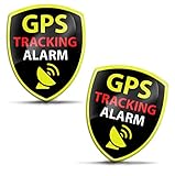 SkinoEu 2 x 3D Gel Silicone GPS Tracking Alarm Stickers Car Motorcycle Bike Window Phone Laptop PC Tablet Door KS 119