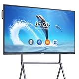 JAV Smart Board, 55" Interactive Whiteboard 4K UHD Touchscreen Digital Electronic Whiteboard, Built in Dual System All-in-One PC Smart Whiteboard for Classroom Office Home Studio (Wall Mount Included)