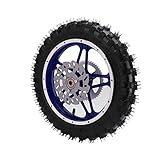 2.5‑10in Rear Wheel Assembly with Nonslip Tire for Off Road Motorcycle Dirt Pit Bike