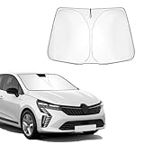 BSTW Windscreen Sunshade for Renault Clio V 2020-2025 & Clio IV 2013-2019, Folding Sun Shade with Thermal Insulation and UV Protection, Compatible with Renault Clio RS Line E-Tech Hybrid
