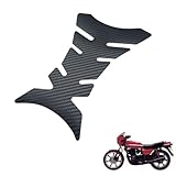 generic motorcycle tank protector Compatible with Kawasaki GPZ 750 1983-1985,Accessory modification, 1PCS Fuel tank decoration Carbon Fiber(black)