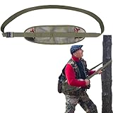 Sozize Tree Saddle Back Band Adjustable Hunting Saddle Back Support Additional Tree Saddle Hunting Platform Kit Army Green Camouflage Tree Climbing Saddle Hunting Saddle Accessories for Adding Comfort