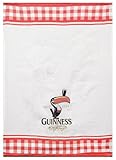 Shamrock Gift Company Guinness - Waffle Tea Towel - Red with Toucan