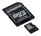 Professional Kingston 4GB MicroSDHC Card for BlackBerry Z10 Smartphone with custom formatting and Standard SD Acapter. (Class 4)