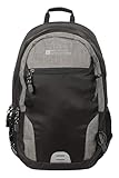 Mountain Warehouse Merlin 30L Backpack - 47cm x 31cm x 19cm, 30L Reflective Details Rucksack Black