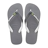 Havaianas - Brasil Mix, Comfortable, Durable and Lightweight Flip-Flops, with Non-Slip Sole, Unisex Adults