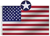 Heavy Duty American Flag 3x5 Ft-Longest Lasting Oxford Nylon 210D | Deluxe Embroidered Stars | Four Rows Stitching Fly Ends|US USA Flags Decoration Gift Yard House Banner