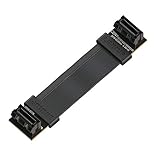LINKUP - Flexible SLI Bridge GPU Cable Extreme High-speed Technology Premium Shielding 85 ohm Design for NVIDIA GPUs Graphic Cards | NOT compatible with AMD or RTX 2000/3000 GPU - [6cm]