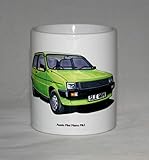 George Morgan Illustration Car Mug. Austin Mini Metro Mk1