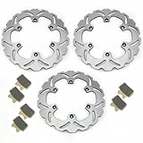 TARAZON Front Rear Brake Rotors Discs Pads for YAMAHA RD 500 LC 1984-1986 RD 350 R 1992-1995