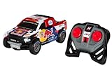 Nikko RC DAKAR TOYOTA GAZOO Racing Al-Attiyah LED Race lights Remote Control Car, 23cm, 2.4GHz Remote Control, 40m Range, 6 Years, White 10591 Batteries Not Included