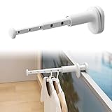 KRENIE Portable Clothes Airer – Travel Clothes Drying Rack with 5 Holes – Small Foldable Laundry Hanger for Indoor & Outdoor Use, Lightweight Extendable Clothes Rack