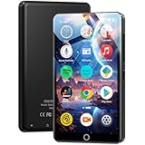 96GB MP3 Player with Bluetooth and WiFi, Portable 4.02 Inch Touchscreen MP4 Players, Android Kids MP3 Player with Spotify, Audible, Deezer, App Store, Digital HIFI Music Player with Speaker, up to 1TB