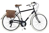 Via Veneto By Canellini Bike Bicycle citybike CTB Man Vintage Retro Via Veneto Aluminium (58, Black)
