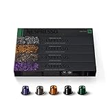 Nespresso Original Coffee Pods, 50 Mixed Pack - 10 Arpeggio, 10 Ristretto, 10 Capriccio, 10 Roma, 10 Livanto Capsules for Nespresso Machines. Make Espressos, Cappuccino and Macchiato. Recyclable Pods