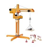 Hape E3011 Wooden Crane Lift, multicolor