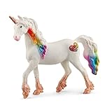 schleich 70726 bayala Mythical Rainbow Love Unicorn Mare Figurine - Featuring Glittery Decorated Details and with Shiny Spiral Horn, Imaginative Fun and Durable Unicorn Gift for Girls and Boys Ages 5+