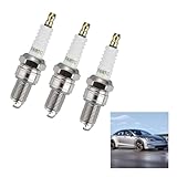 3PCS F6RTC Spark Plug Replacement – Compatible with Petrol Mower, Mountfield Lawnmower, LG Engines – Universal Ignition Replacement for Cars, Scooters, Lawn Equipment