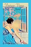 Vintage Vogue Journal: Alternate lined and blank pages to write or sketch - Pretty cover - Vintage 1020s Fashion, Bluebird of Happiness