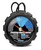 Camco Trac Outdoors Fishing Barometer - Track Pressure Trends for Fishing Success - Easy Callibration (69200)