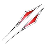 RETTYAT Car Emblem for Honda, Badge Emblem Logo Stickers Front Hood Trunk Emblem 3D Front Grille Replacement Emblem Badge Decals Rear Trunk Logo Car Accessories,A