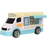 Teamsterz Mighty Machines Small Ice Cream Van Toy | Light And Sound Childrens Sweetie Ice Cream Truck For Kids | Kid's Play Figures And Vehicles Toy Car Set | Suitable For Ages 3+