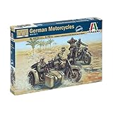 Italeri 1:72 - WWII German Motorcycles, Brown